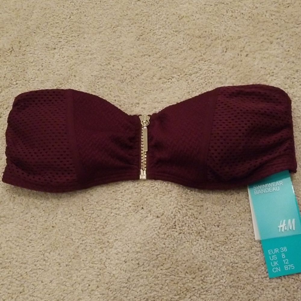 New bandeau bikini top